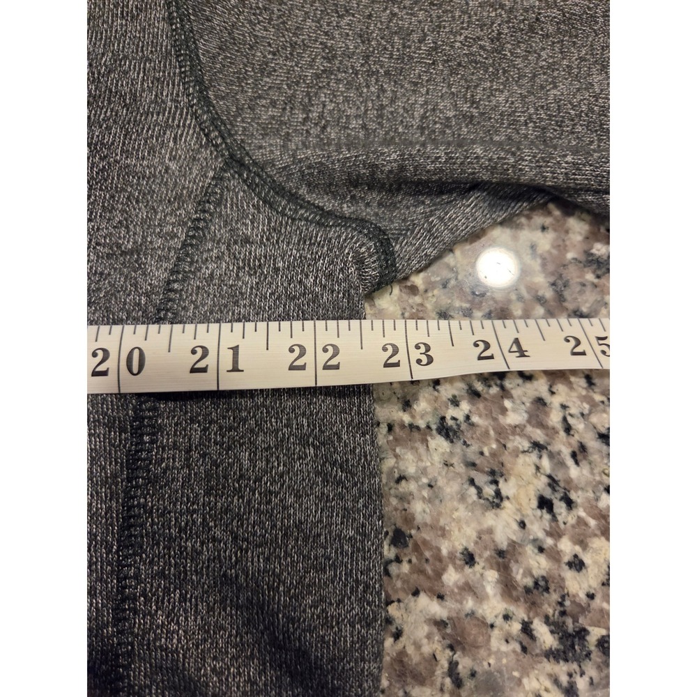VTG 1946 Mens Quarter Zip‎ Pullover Heather Grey Mock Neck Sweater Large - Picture 7 of 9